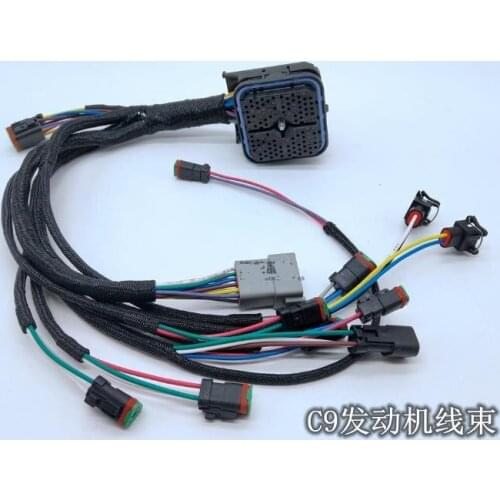 Excavator connector E330D 336D engine harness C9 main external line circuit plug 323-9140