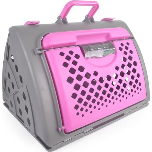 New Pet products Air Box Transportation dog car seat Cat And Dog Cages Foldable Portable outside Cat Car box Pet Supplies