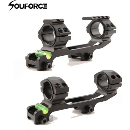 2 Styles Scope Ring Mount Diameter 30mm with Spirit Bubble Level fit Picatinny Weaver Rail for Hunting accessories