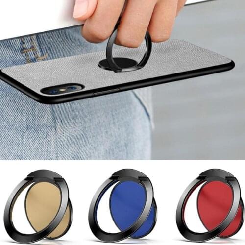 Finger Ring Mobile Phone Smartphone Stand Holder For iPhone XS Huawei Samsung cell Smart Round Phone Ring holder Car Mount Stand