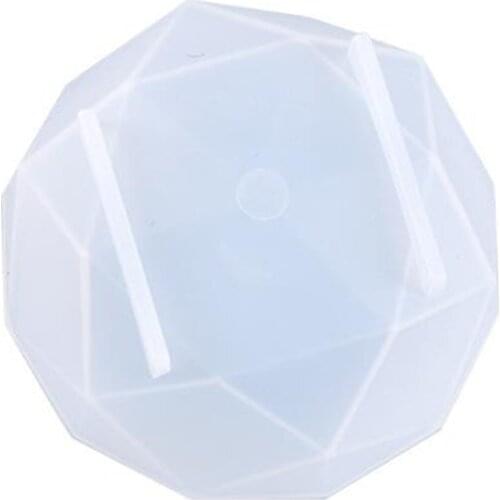 Silicone Ball Mold Round Diamond Resin Casting Mould DIY Epoxy Jewelry Craft