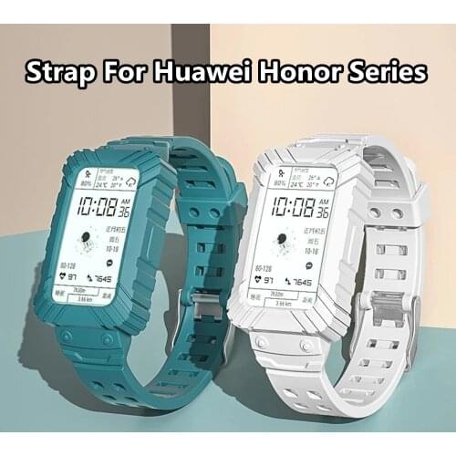 For Huawei Honor Band 6 Silicone Strap WatchFit Replacement Wristband For Huawei Band6 Honor ES Band6 Watch Fit HonorES Correa