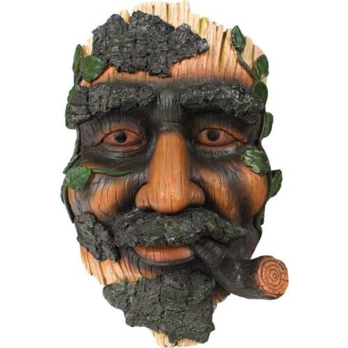 Old Man Tree Hugger Garden Peeker Yard Art Outdoor Tree Old Man Face Sculpture Whimsical Tree Face Garden Decoration