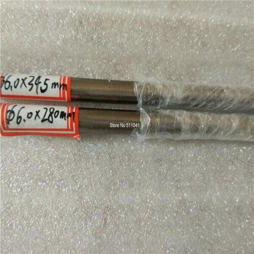 W97NiFe tungsten alloy round rod, 2pcs diameter 6mm Tungsten rod price ,free shipping