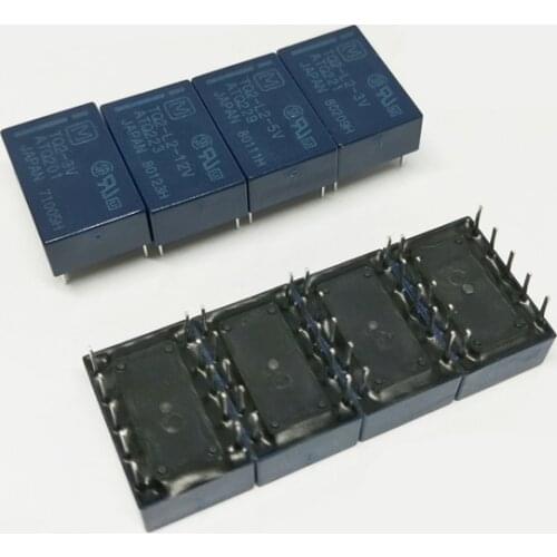 10PCS/lot Signal relay TQ2-L2-3V TQ2-L2-5V ATQ229 TQ2-L2-12V ATQ223 TQ2-L2-24V 1A 10PIN Double coil