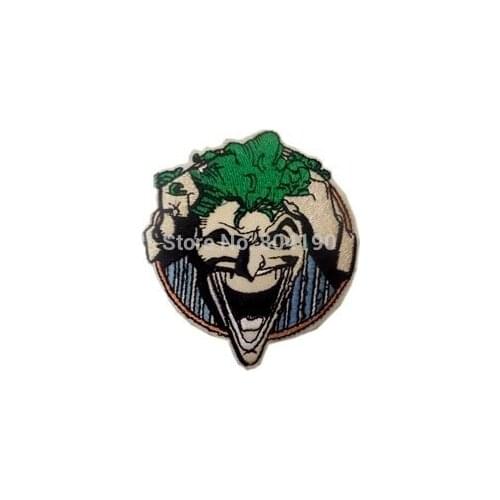 3.5" Joker Laughing Movie TV Series Costume Embroidered Emblem applique iron on patch stickers