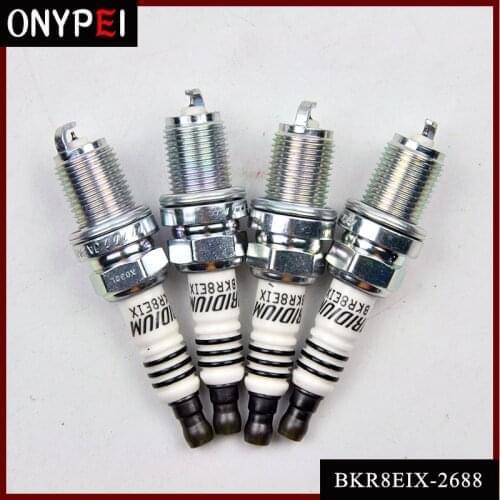 4pcs BKR8EIX 2668 Spark Plug Iridium IX fit for A3 A4 A5 TT TTS CC Tiguan Jetta Passat Car Iridium Power Plugs