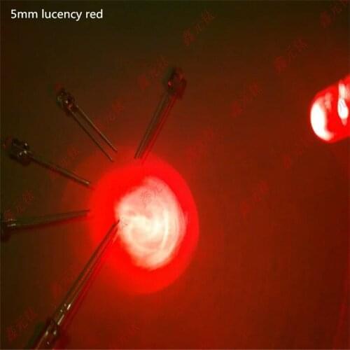 5mm 3v light bead ice blue white red yellow blue green warm white pink orange purple RGB Fast slow Round head highlight 100pcs