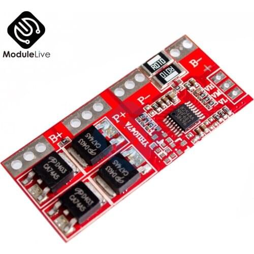 5pcs 4S 15A Li-ion Lithium Battery 18650 Charger Protection 14.4V 14.8V 16.8V 50*22*4mm Short Circuit Protection Module Board