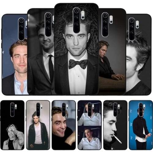 Robert pattinson black Silicone Phone Case For Redmi note 9 8 7 Pro S 8T 7A Cover
