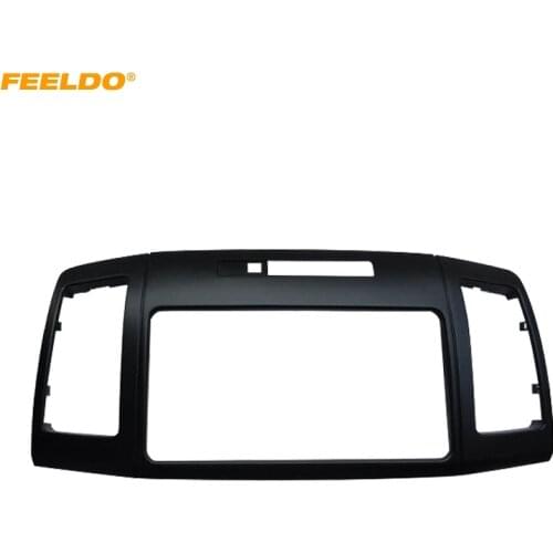 FEELDO Car Stereo 2Din Panel Fascia Frame Adapter For Toyota Allion Premio Audio Dash Facia Trim Refitting Kit #HQ4885