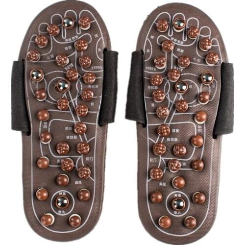Massage Slipper Shoes Unisex Summer Slipper Acupoint Healthcare Slipper Health Rotating Accupressure Foot Slippers Men&Women