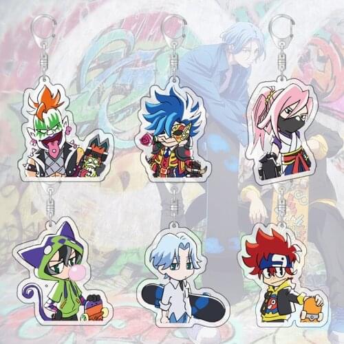 Anime SK8 the Infinity Keychain Cosplay Reki Langa Hasegawa Miya Chinen Cute Acrylic Key Chain Character Pendant Keyring