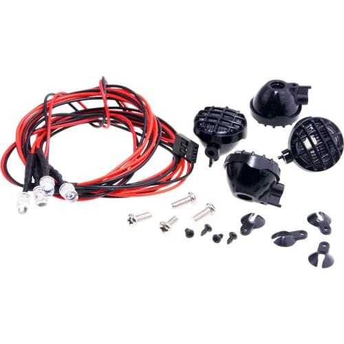 Model Car Rally / Short Card / Off-road / Climbing Simulation White LED Light Mesh Top Row Light / Roof Light / Spotlight