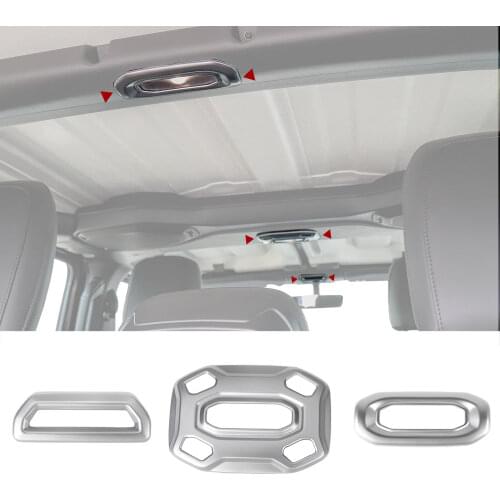 NEW Front Reading Lamp Panel Cover Read Light Cover Frame For 2018 for Jeep Wrangler JL