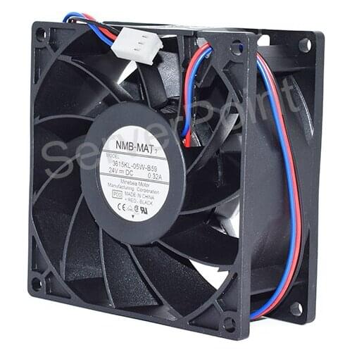 Genuine New For NMB 3615KL-05W-B59 0.32A 24V DC Three-Pin Square Fan Cooling