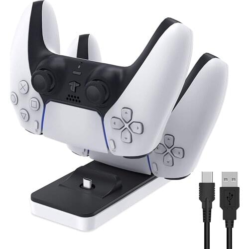 Portable Carrying Controller Charger Charging Dock Station Game USB Cable Accessories for Play Station 5 PS5 Gamepad Joystick