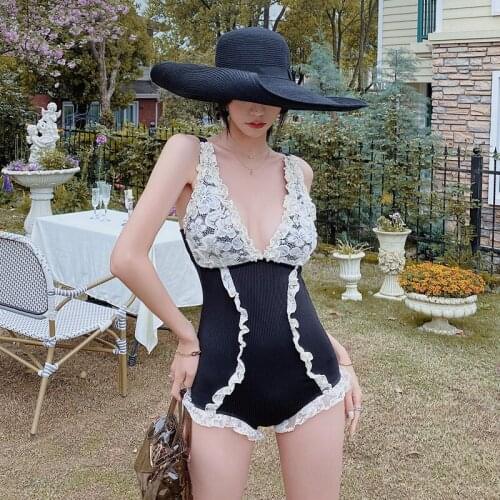 One Piece Swimsuit Swimwear Ladies Rashguard Female Push Up Womens Woman Surfing May Beach 2022 Sexy Leak Back Undertakes Print