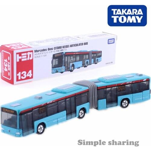 Takara Tomy Long Type Tomica No.134 Mercedes-Benz Citaro Keisei Articulated Bus City CAR Motors Vehicle Diecast Metal Model Toys