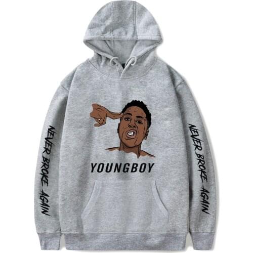 Never Broke Again Hoodies Men/women YoungBoy Fashion Harajuku High Quality Cotton YoungBoy Never Broke Again Mens Hoodies