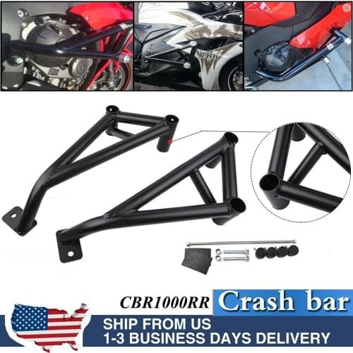 Black Stunt Cage Engine Guard Crash bar Frame Slider for Honda CBR1000RR CBR 1000RR 2008 2009 2010 2011 2012 2013 2014 2015