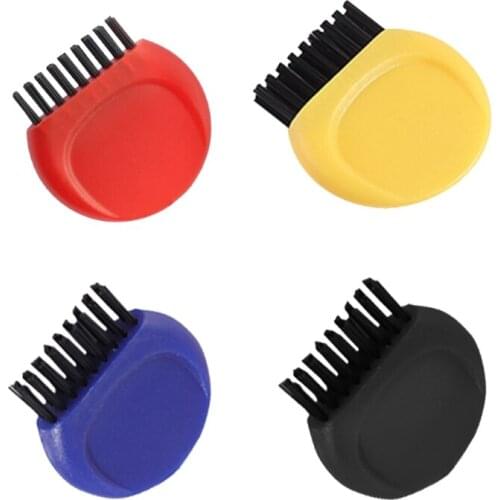4pcs/Pack Golf Club Brushes Pocket Golf Club Groove Brush for Cleaning Golf Heads Golf Ball and Shoes Random Color