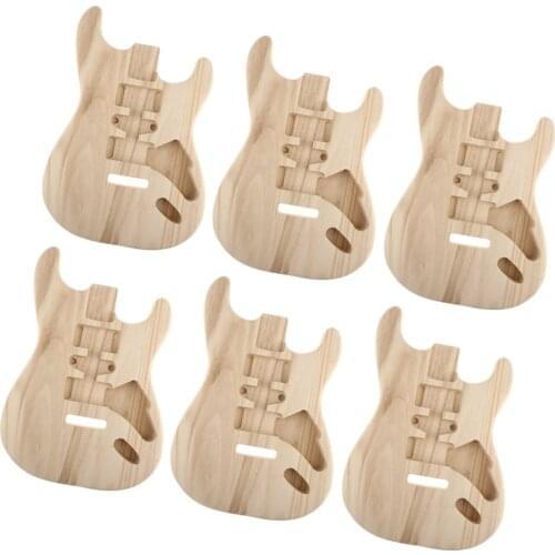 6 X Maple Electric Guitar Body, Electric Guitar Body, Guitar Body For ST Guitar DIY Parts