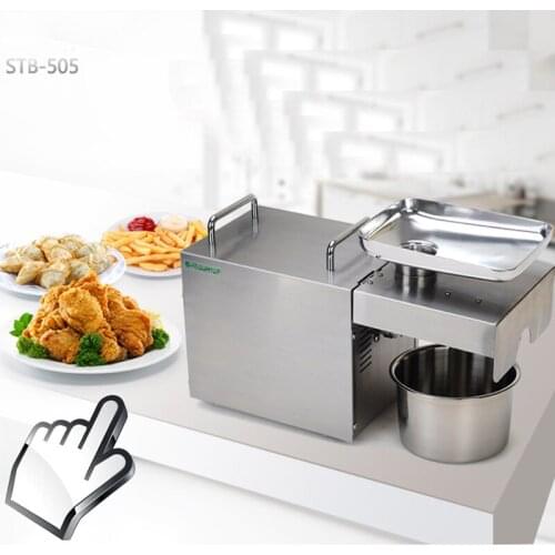 1pc Automatic Oil Press Machine Nuts Seeds Oil Presser Pressing Machine All Stainless Steel High Oil Extraction