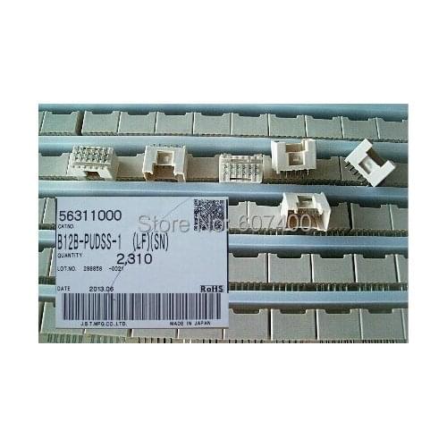 B12B-PUDSS-1 CONN HDR TOP 12 POS W/BOSS 2MM Connectors terminals housings 100% new and original parts B12B-PUDSS-1(LF)(SN)