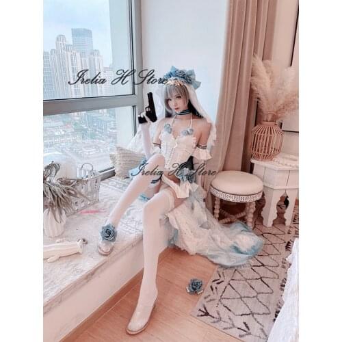 Irelia H Store Custom made Girls' Frontline cosplay Tokapeba No.6 Dress Cosplay Costume Halloween Costumes