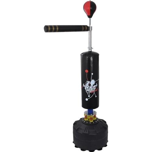 Floor Standing Punching Bag Boxing Column Speed Ball 360 Degree Swing Bar Punching Sport Sand Bag Pressure Relief Boxing Fitness