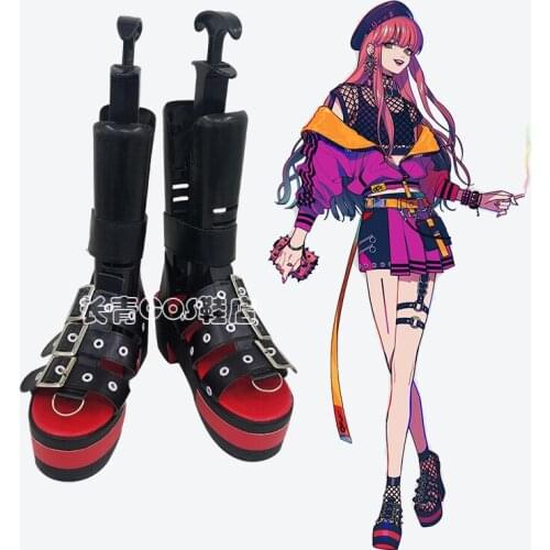 Paradox Live BAE Anne Faulkner Cosplay Shoes Boots C006