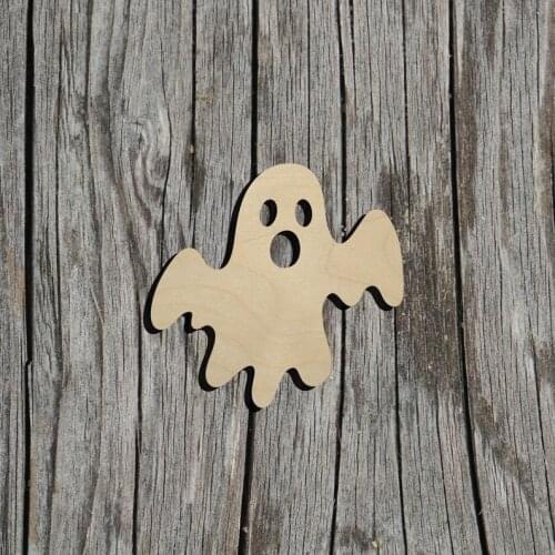 Ghost - Halloween - Multiple Sizes - Laser Cut Unfinished Wood Cutout Shapes