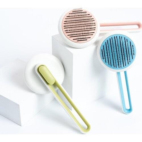 Pet Comb for Dogs Grooming Toll Automatic Hair Brush Remover Pet cat Hair shedding Comb Dog Beauty cleaning Comb Pet Products