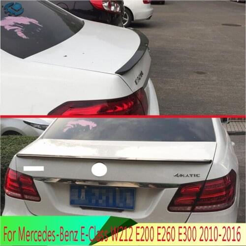 For Mercedes-Benz E-Class W212 E200 E260 E300 AMG 2010-2016 Car Accessories Trunk Deck Lip Spoiler