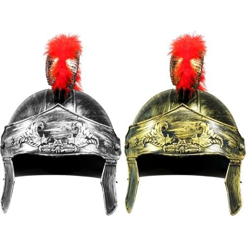 Medieval Armour King Roman Helmet Cosplay Masquerade Helmet Spartan Warrior Roman Hat Spartacus Samurai Plastic Hat Helmet