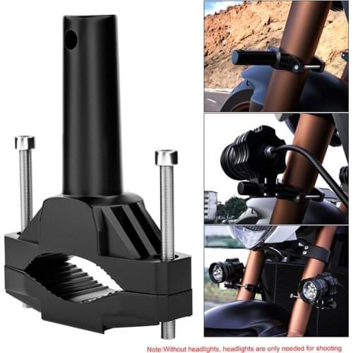 Universal Mounting Bracket For Motorcycle Bumper Modification Shock Absorption Large Fixture Spotlight Fixing Extension Bracket