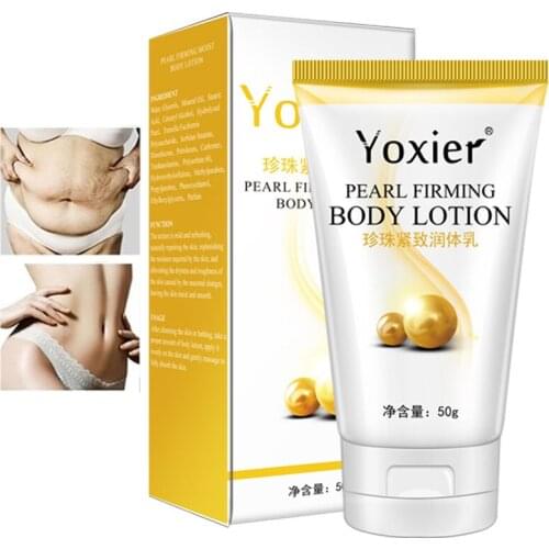Pearl Firming Body Lotion Slimming Cellulite Massage Remove Stretch Marks Cream Treatment Body Skin Care Health Lift Tool