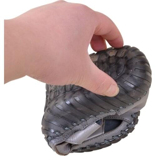 Womens Sandals 2020 Summer Genuine Leather Handmade Ladies Shoe Leather Sandals Women Flats Retro Style women Shoes