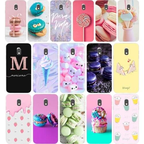 94 Colorful Ice Cream Macarons gift Soft Silicone Tpu Cover phone Case for Samsung Galaxy J2 J4 Prime J6 Plus J7 2016 2017 case