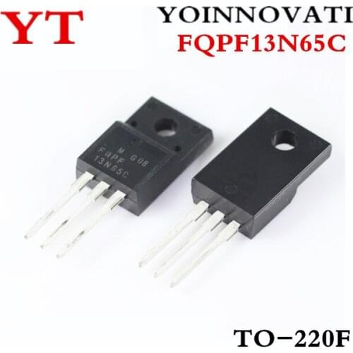 10PCS FQPF13N65C TO-220F IC Best quality