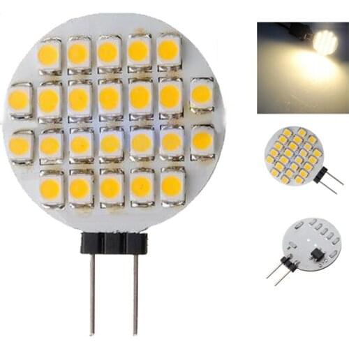 10x G4 SMD 24 LED Cabinet Marine Camper Car Bulb Lamp 12V Warm White Light-ABUX