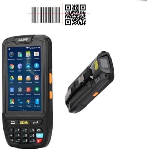 2G RAM/16G ROM courier pda android 7.0 wireless qr bar code scanner wifi handheld pda barcode scanner handheld terminal machine