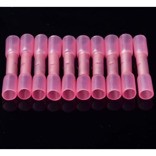 20Pcs DYBT1 Heat Shrink Solder Butt Terminals 22-18 AWG Electrical Waterproof Wire Cable Crimp Terminals Connectors 0.5-1.5mm2