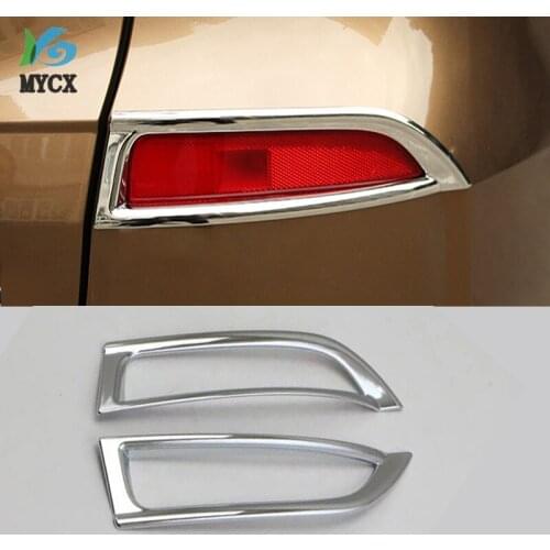 2PCS ABS Car-Styling For Honda Avancier 2017 2018 Rear Trunk Fog Light Cover ABS Exterior Accessories Car Styling