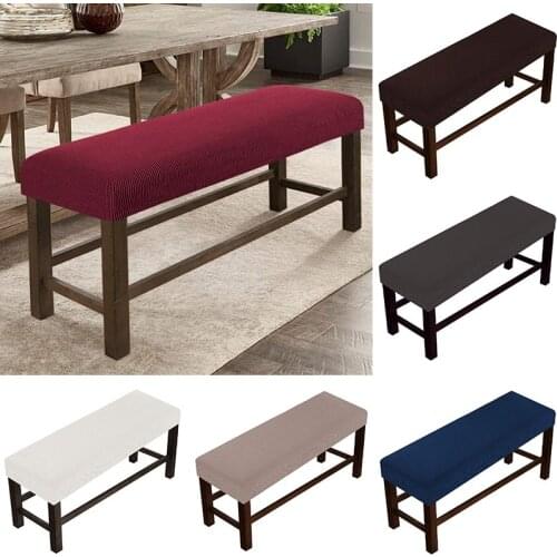Piano Bench Cover Jacquard Long Bench Covers Stretch Seat Slipcover Spandex Seat Case Protector Banquet Home Decoration