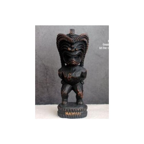 American Hawaii TIKI god of luck TIKI god of imitation wood resin decoration souvenir opening culpture statue