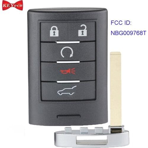 KEYECU for Cadillac SRX CTS XTS DTS 2010 2011 2012 2013 2014 2015 Remote Key Fob NBG009768T 315MHz /433MHz