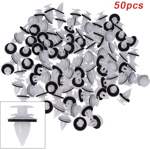 50Pcs 51411973500 Door Panel Clips with Seal Ring Fit for BMW E34 E36 E38 E39 E46 E85 E86 E90 320i 323Ci 323i 325Ci 325i 325xi