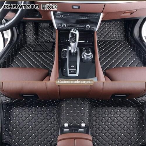 CHOWTOTO Custom Special Floor Mats For KIA Sorento 7seats Durable Waterproof Rug Carpets For KIA Sorento 7 Seats Foot Mat
